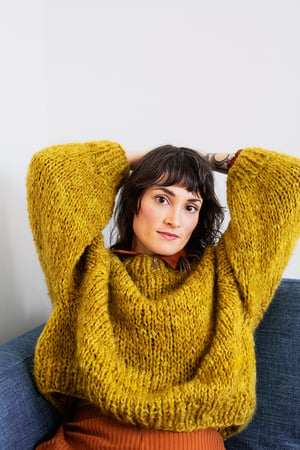 Image of Kelowna Sweater (Limited Mohair in colour Pear + more colours)