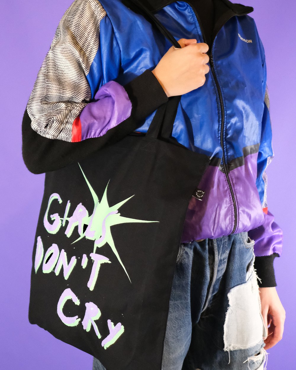 Tote bag Girls Don't Cry