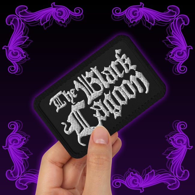 The Black Lagoon White Embroidered Patch