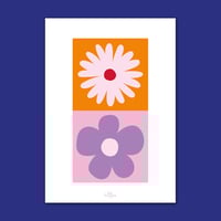 Image 1 of Damier de fleurs n°2