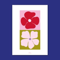 Image 1 of Damier de fleurs n°3