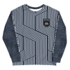 ST FELA COUTURE SIGNATURE UNISEX SWEATSHIRT - STRIPPED DENIM