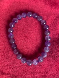 Image of BRACELET 08MM BOULE AMETHYSTE