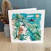 Cornwall Bird Collages - Pack of 3