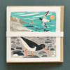 Cornwall Bird Collages - Pack of 3