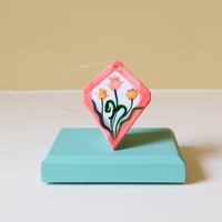 Hanging Ornament - Diamond Tulip trio