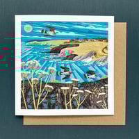Image 2 of Maenporth Coast Path Greeting Card