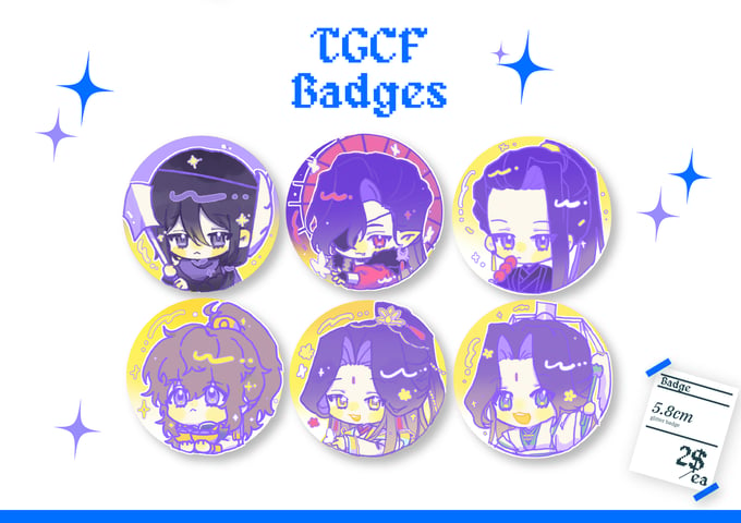 Image of [5.8cm] TGCF Badges
