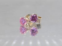 Sterling Silver 4mm CZ Studs