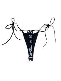 Image 2 of ERROR VISION - Paranoid’ Tech Morphosis reversible thong (red)