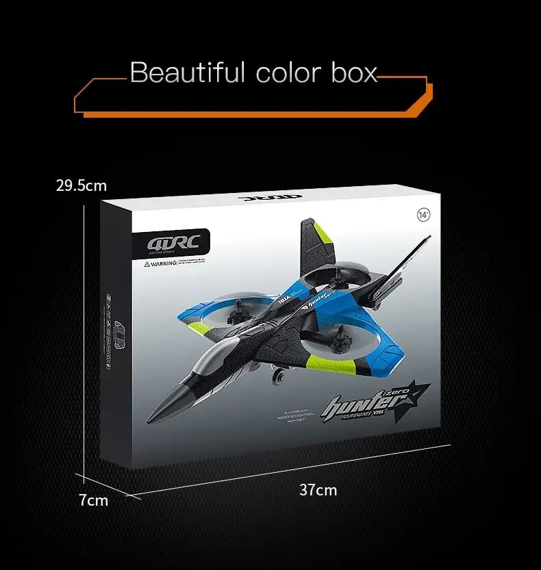 V27 Foam Glider Plane Remote Control RC Airplane 2.4G Fighter Hobby Airplane EPP RC Drone  