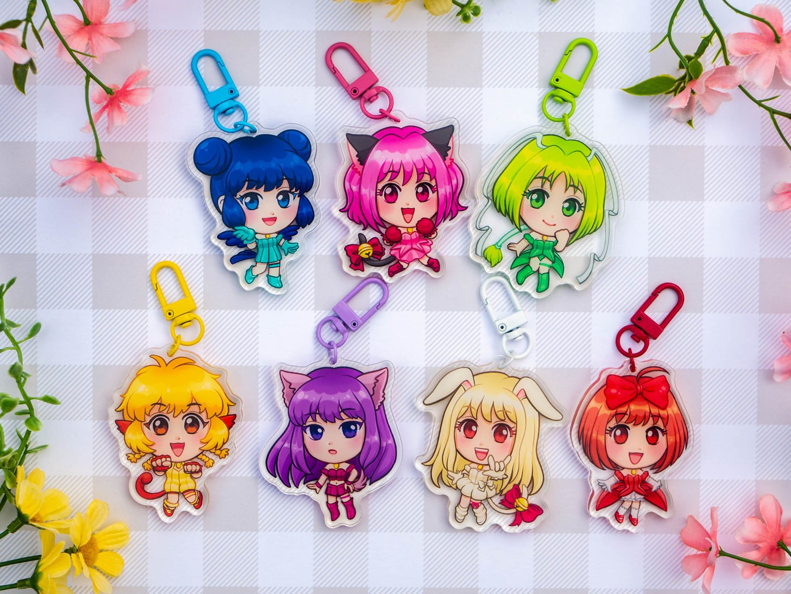 Tokyo Mew Mew Acrylic Keychains | RainyViv