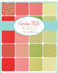 Image 2 of Fat quarter bundle of Christmas Figs by Fig Tree