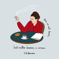 Image 2 of SIMONE DE BEAUVOIR STAMPA 20X20