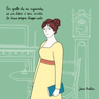 Image 2 of JANE AUSTEN STAMPA 20X20