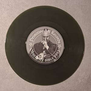 Image of Shining "Split w/ Mortuary Drape" 7" (Green Vinyl)