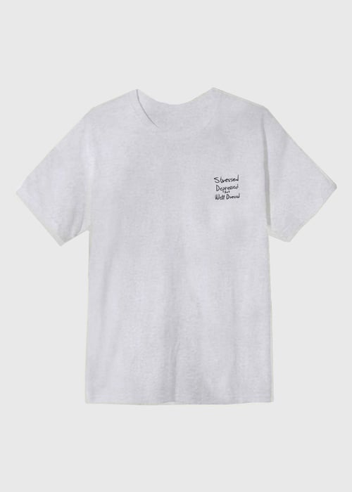 Image of Lost In The Loop- Ash Grey- Backprint