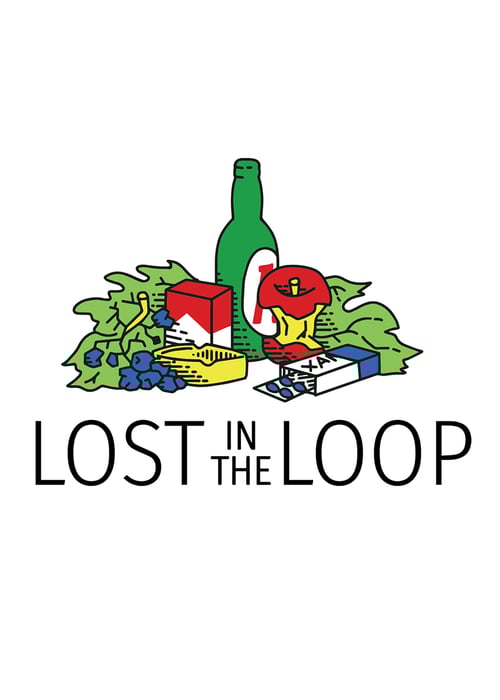 Image of Lost In The Loop- Ash Grey- Backprint