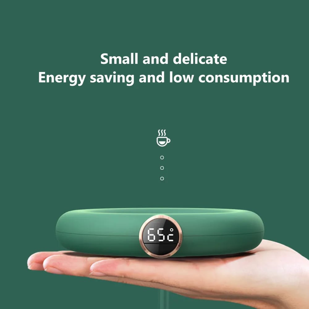 Mini Portable USB Cup Warmer 3 Gear Heating Coaster Smart Thermostatic Hot Plate
