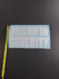 Image 2 of BALSS DEEP IN SOBERITY  VINYL STICKER