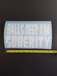 Image 3 of BALSS DEEP IN SOBERITY  VINYL STICKER