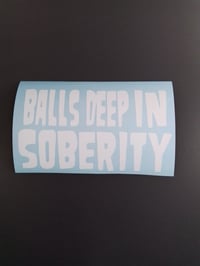 Image 1 of BALSS DEEP IN SOBERITY  VINYL STICKER