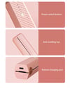 USB Hair Straightener Cordless Mini Ceramics Hair Curler 3 Constant Temperature