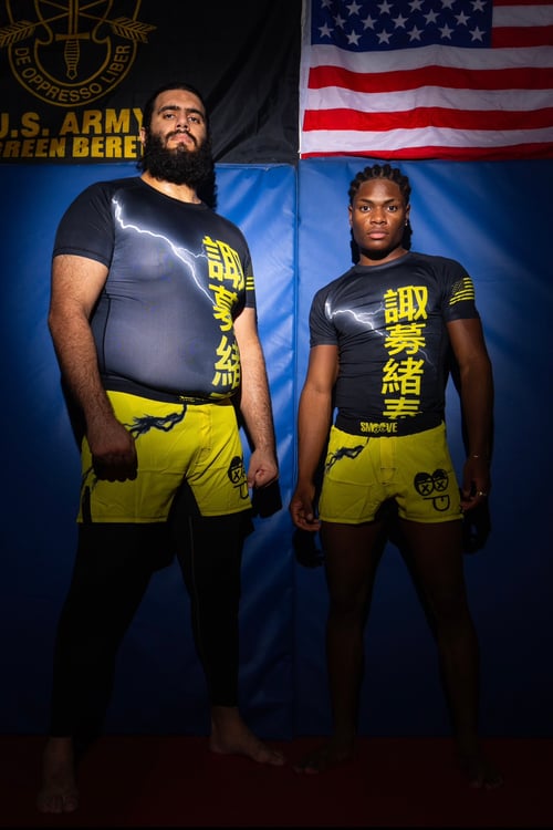 Image of Smoove Lightning Black Rashguard