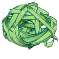 Image 1 of 1PC. WOODSTOCK  42" hand dyed wrist wrap bracelet silk ribbon/by COLOR KISSED SILK