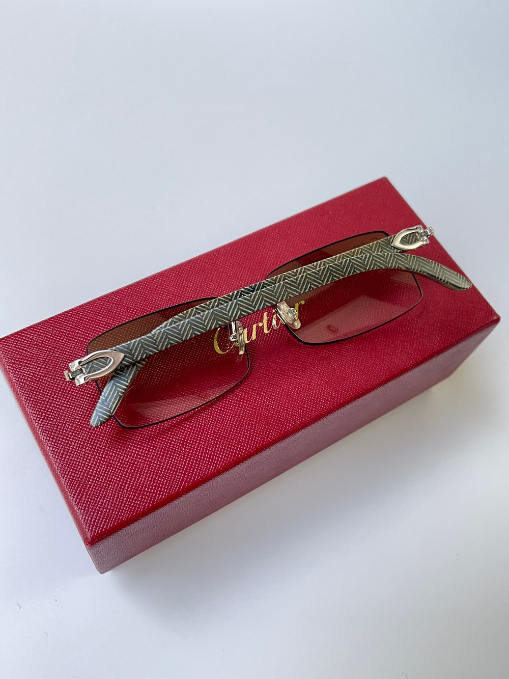 Cartier glasses tiger on sale