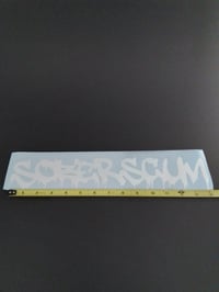 Image 2 of SOBERSCUM GRAFFITI DRIP #2 VINYL STICKER 