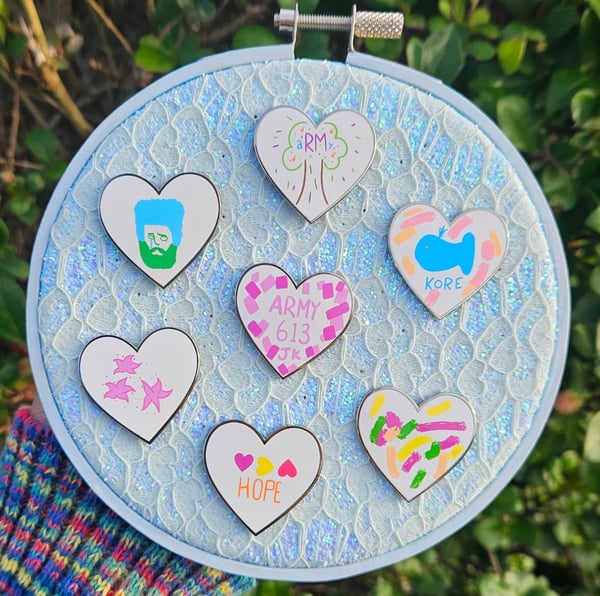 Image of Muster Heart Board Fillers Set of 7