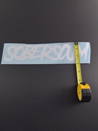 Image 3 of SOBERSCUM 2ND GENERATION  LOGO FONT VINYL STICKER 