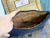Image 3 of Black Canvas Skull Clutch