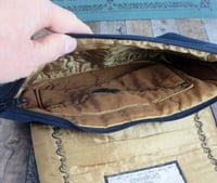 Image 4 of Black Canvas Skull Clutch