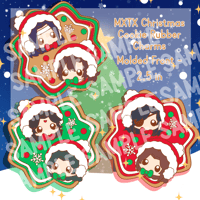 Image 1 of Christmas Rubber Cookie Charm 