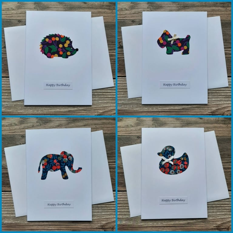Denalis birthday cards - fabric Image 3