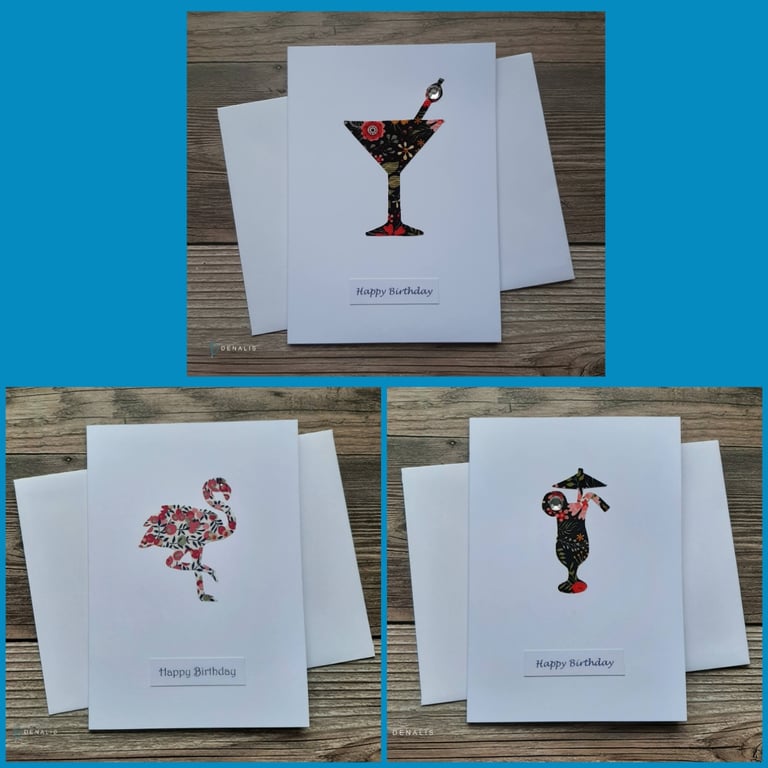 Denalis birthday cards - fabric Image 4