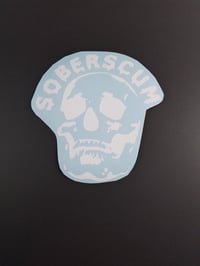 Image 1 of SOBERSCUMCUM SKULL #1 VINYL STICKER