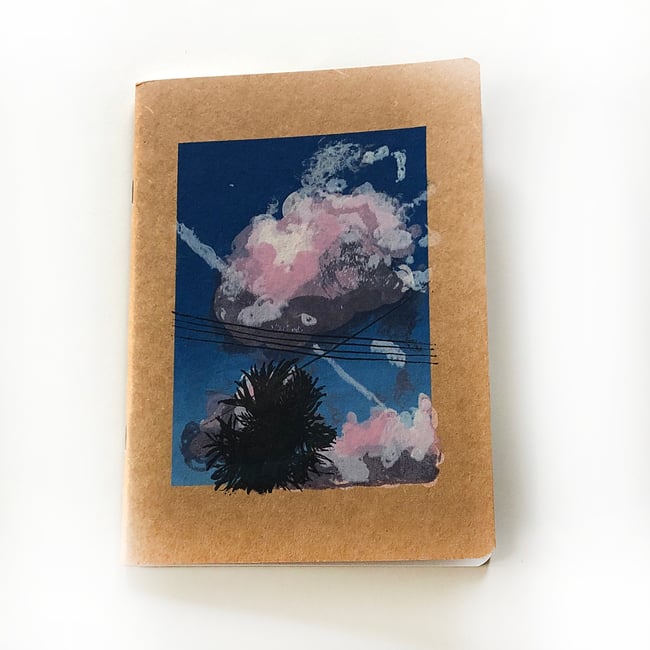 A little bit of summer sky A5 notebook