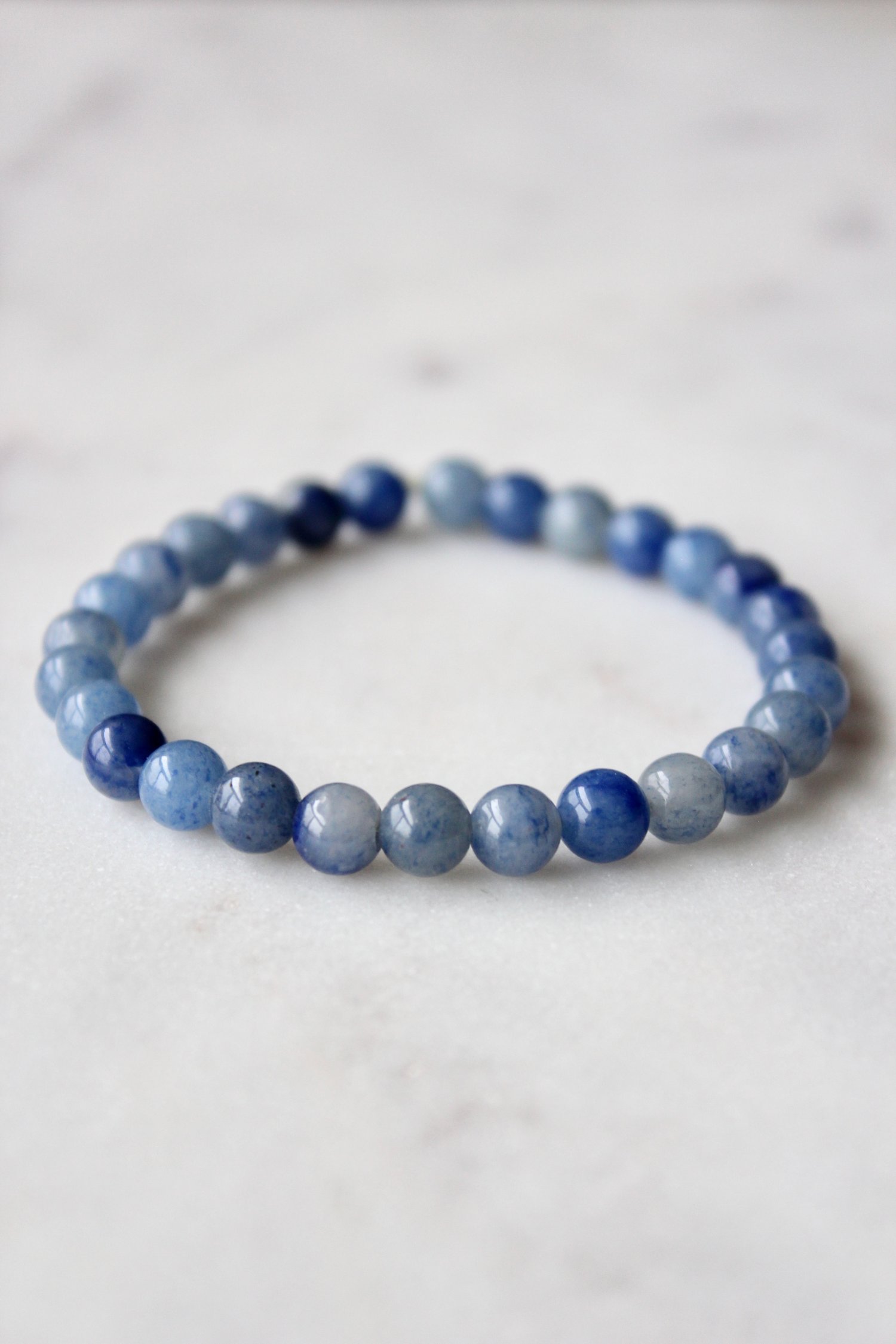 Image of Blue Quartz Stacking Bracelet