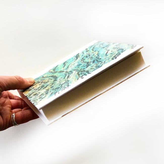 A little bit of sea hard back notebook