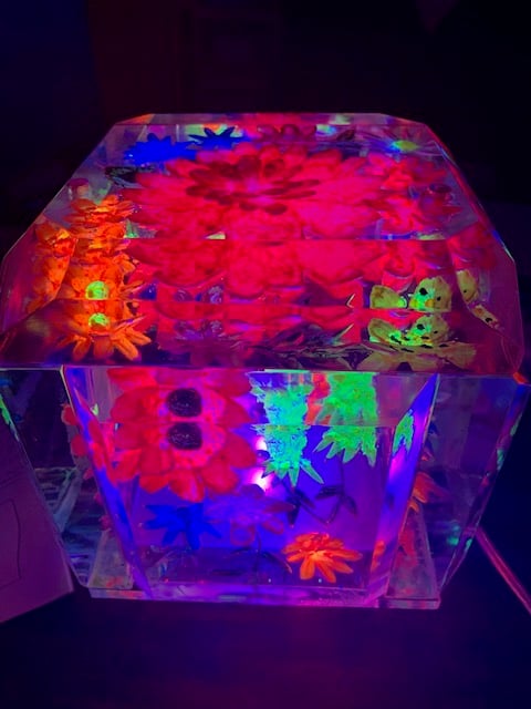 Image of Large Painted Light Up Box!