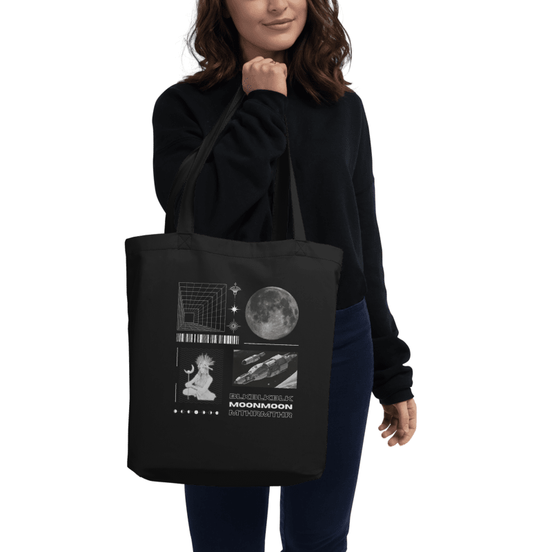 BLKMOONMTHR Tote Bag (Black)