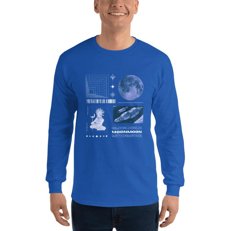 BLKMOONMTHR Long Sleeve Shirt (Blue)