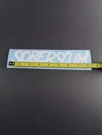 Image 2 of SOBERSCUM #2 GENERATION LOGO SMALL VINYL STICKER 