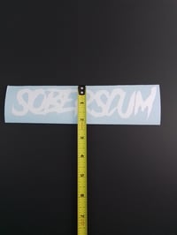 Image 3 of SOBERSCUM #2 GENERATION LOGO SMALL VINYL STICKER 