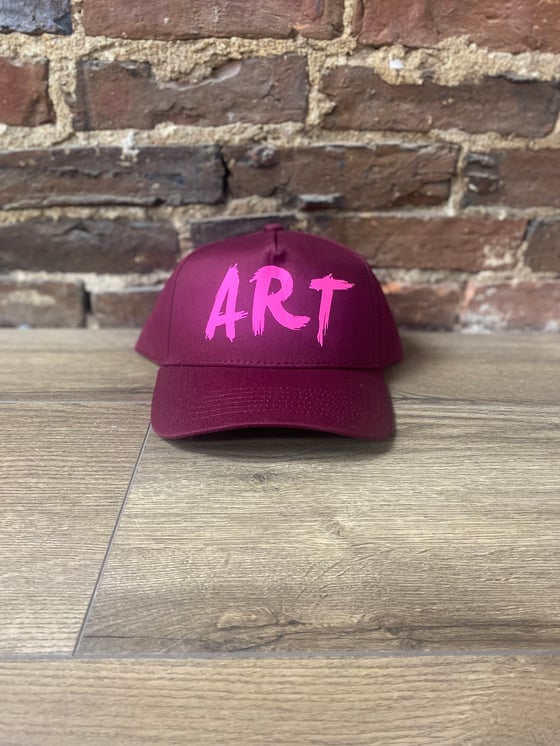 Image of Burgundy/Pink ART SnapBack 