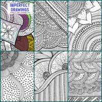 Imperfect Drawings Colouring book 