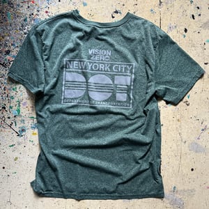 Image of VINTAGE • NYC DOT • GREEN • T-SHIRT